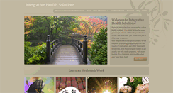 Desktop Screenshot of integrativehealthsolutionsllc.com